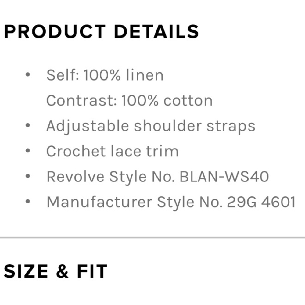 Blank NYC Lace Cami Perfect Strangers - Picture 6 of 8